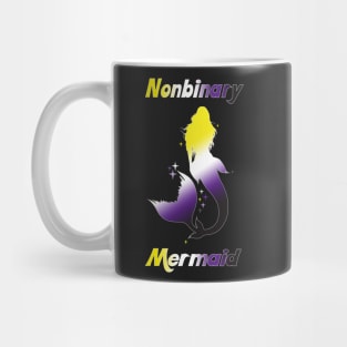 Nonbinary Mermaid Gay Pride Parade Non-Binary Mermaid Mug